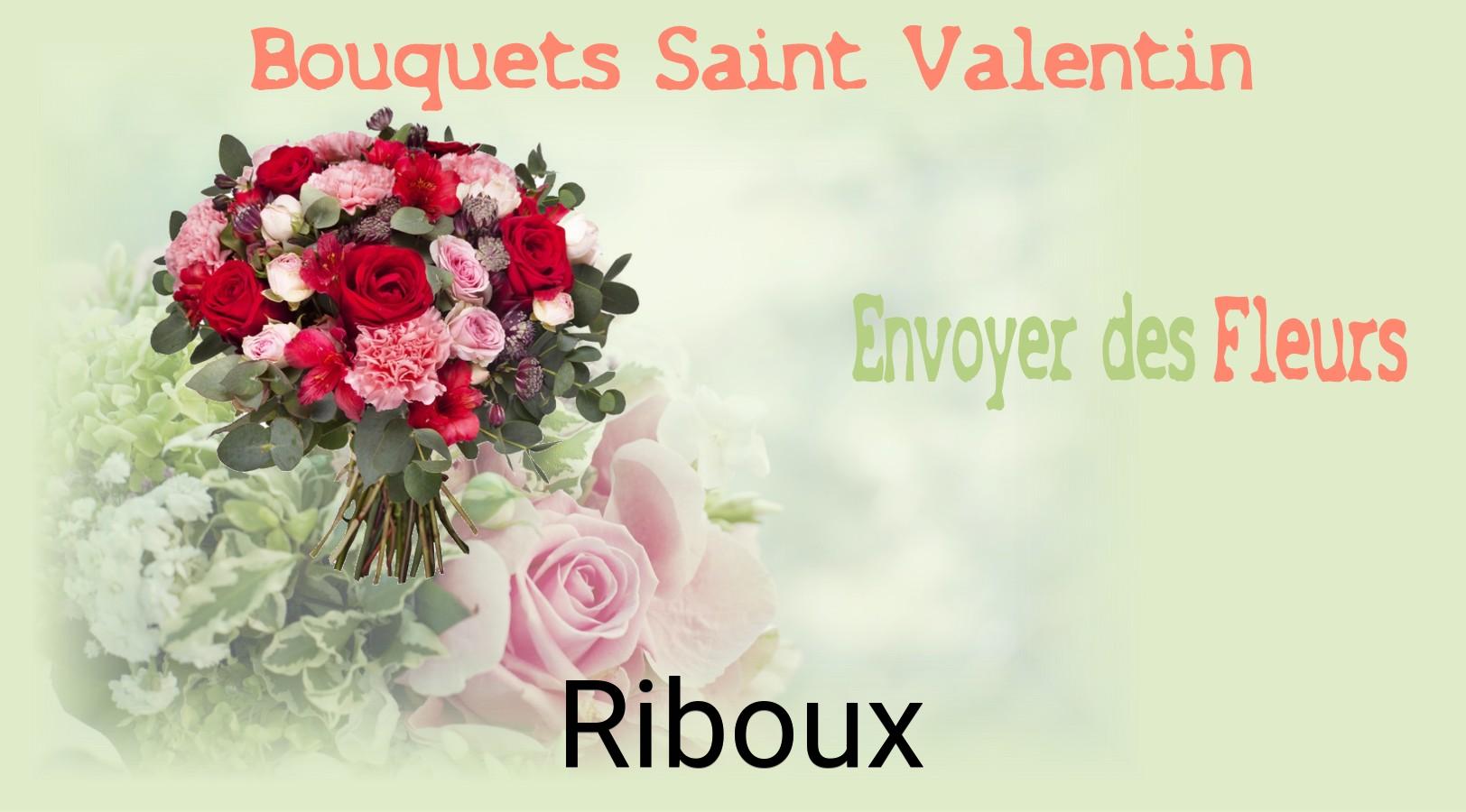Roses de Saint-Valentin livrées à Riboux